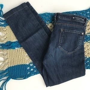 Max Mara Weekend Jeans Dark Washed W11 Slim Butterfly Studs